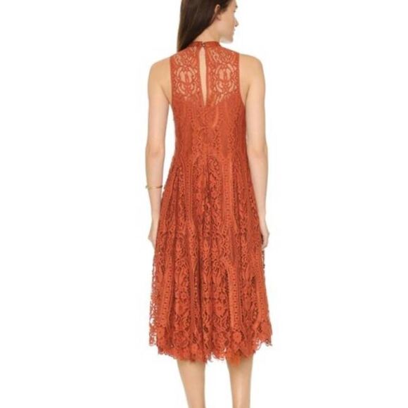Free People Angel Rays Copper Lace Dress - Picture 4 of 8